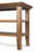 Acadian 14 Inch Solid Wood Transitional Narrow Side Table In Light Golden Brown (Set Of 2)-1119298005