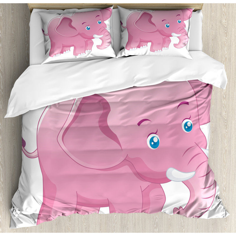 Ensemble de housse de couette Ambesonne, Housse de couette pour grand lit et 2 taies décor