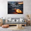 Citation artistique «Heureusement, je ne suis pas superstitieux». Toile tendue par Frank Hadden-417789838