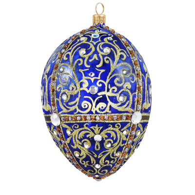 Gold Filigree Jeweled Egg