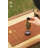 Swirling flowers on black Incense Bottle
