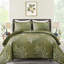 Ensemble de couvre-lit 3 pièces à motif botanique Branch-122596311-122596317