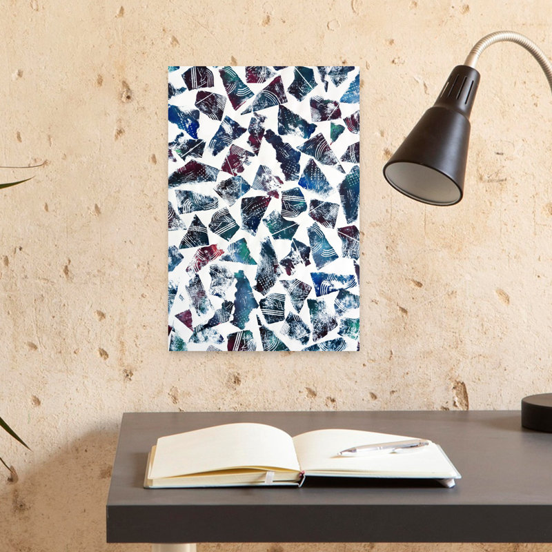 Art contemporain, art abstrait abstrait et audacieux, H 12 po x l 8 po