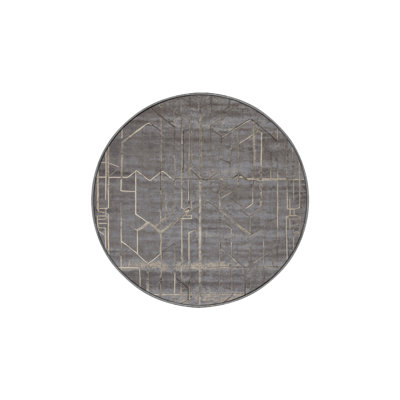 Machine Washable Gray Area Rug