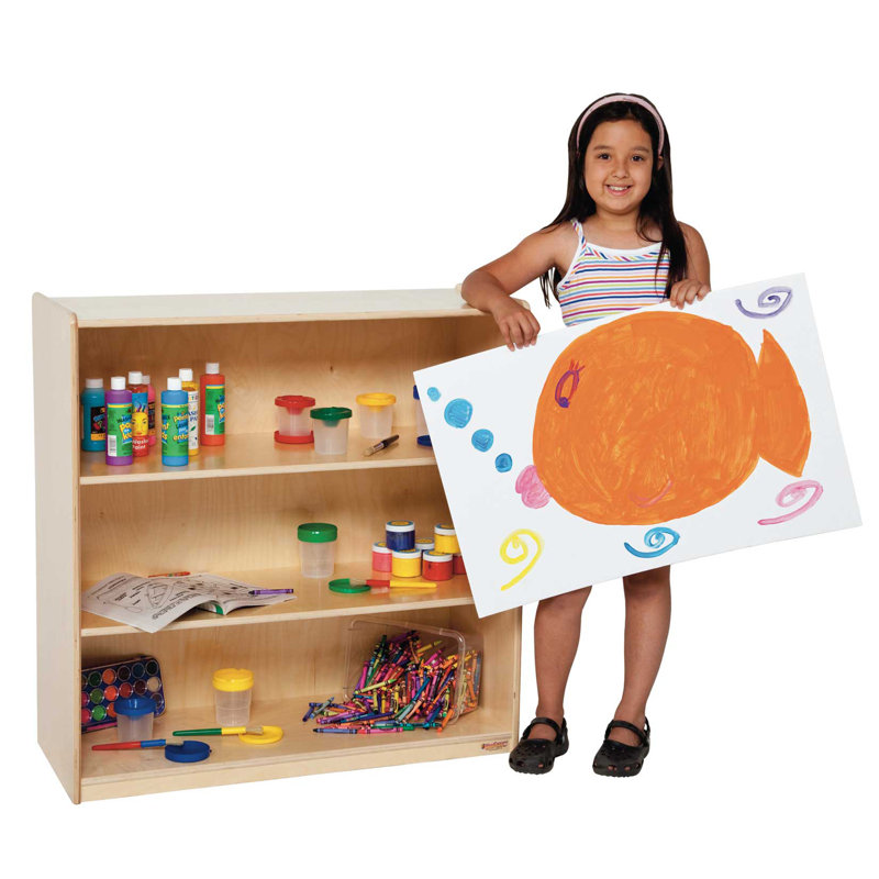 Natural Environments Multi Purpose Shelving Unit, 36" H x 36" W x 15" D, Natural, Plywood