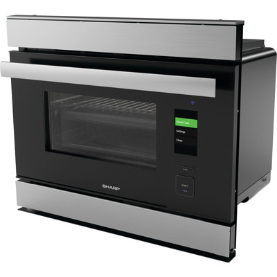 Sharp 1.1 Cubic Feet 1300 Watt Convection Built-In Microwave with Air Frying Capability