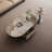 Modern simple oval rock plate coffee table-110455610