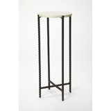 Nigella Marble and Cross Legs Side Table