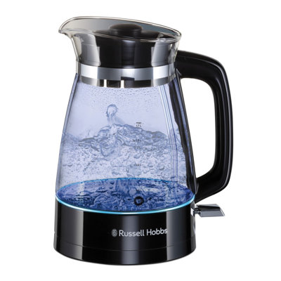 Russell Hobbs Classic Glass Electric Kettle 1.7L with Blue Illumination