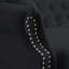 79" Chesterfield Sofa Black Velvet For Living Room, 3 Seater Sofa Tufted Couch