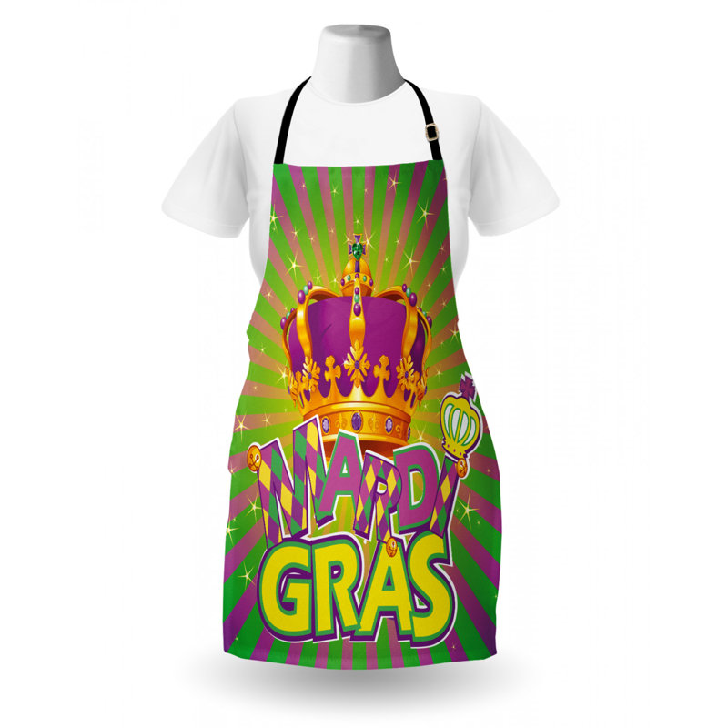 Tablier en gras mardi gras