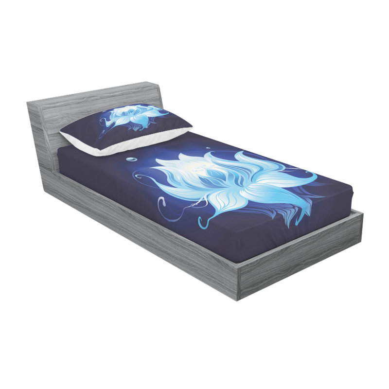 Microfiber Sheet Set, Twin Sheet Set with Fitted Sheet and 1 Pillowcase