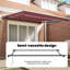 Brayden Studio Retractable Door / Window Awning-1703712297-1703712282