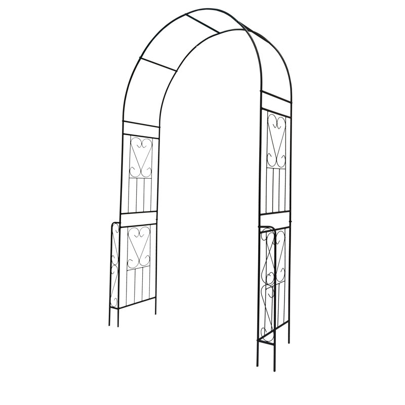 Support pour arche de jardin, Noir