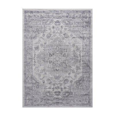 MARFI Collection8X10 Silver / Oriental Area Rug