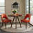 Nola Upholstered Dining Side Chairs with Cutout Back Design-1963742537