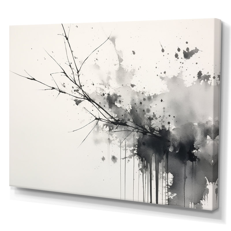 Reproduction d'art mural noir et blanc Pure Serenity I - Minimalisme, Toile tendue, H 12 po x l 20 po x P 1 po