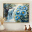 Pivoines par la cascade VI - art mural pivoines-24488886-24488889-24488887
