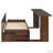 Versatile Daybed with Removable Desk, Storage Drawers, and Hydraulic Side Table for Modern Living-548853769-548853766