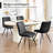 Upholstered Faux Leather Dining Chair-1975617976