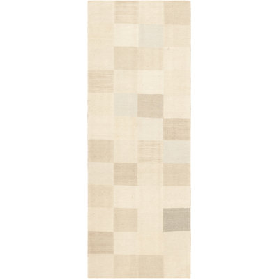Nazmiyal Collection Modern Swedish Squares Hallway Runner 2ft 6in X 6ft 10in
