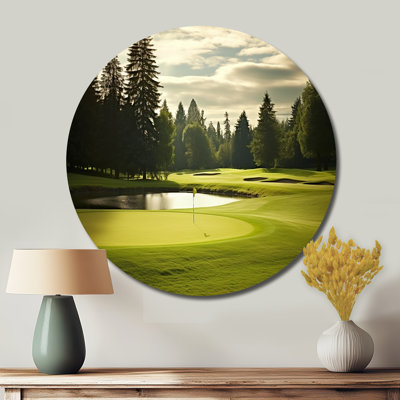 Greti - Sports Round Metal Art