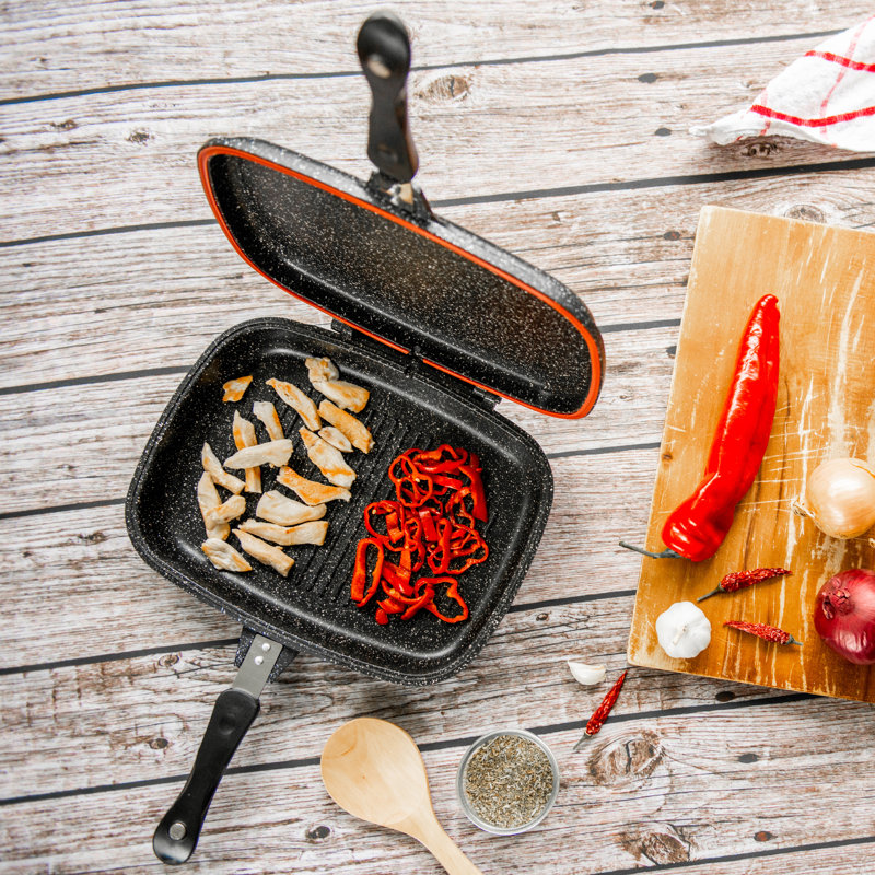 32cm Non-Stick Grill and Griddle Pan