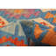 Tapis unique bleu foncé de 5 pi 2 po x 6 pi 3 po