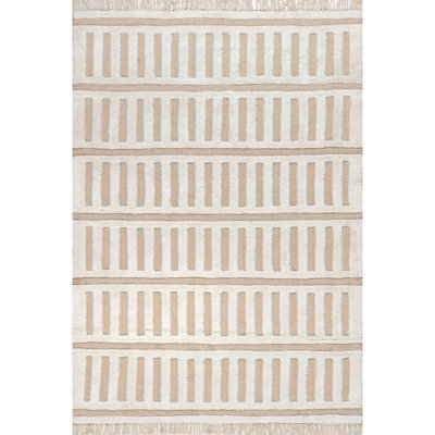 Merrick Tasseled Wool Area Rug
