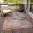 Kyrie Washable Abstract Indoor / Outdoor Rug-2005813243