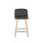 Arabelle Swivel Upholstered Faux Leather Counter Stool-90148774