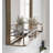 Koda Metal Flat Mirror with Shelves-294048450