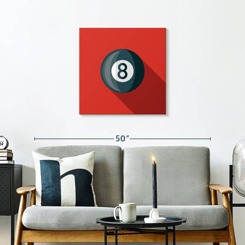 Balle de billard Senne, H 24 po x l 24 po