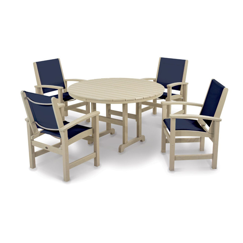 Ensemble repas 5 pièces POLYWOOD, Sable