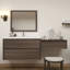 Meuble-lavabo mural 60 po avec chêne acrylique renforcé Aliki-442978919