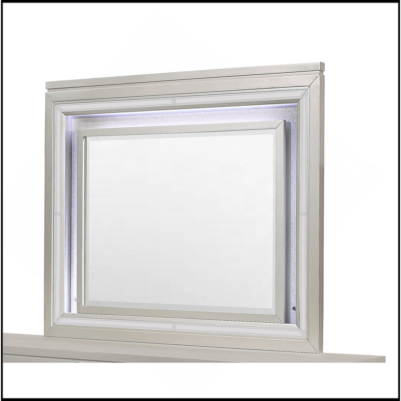 Miroir Cross Champagne avec DEL