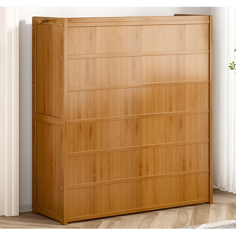 Armoire à chaussures d'entrée, rangement multicouche, armoire à chaussures en bois massif à l'épreuve de la poussière