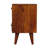 Solid Wood Mini Classic Multi Chestnut Nightstand