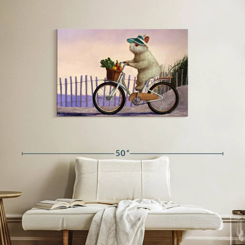 Brampt Beach Bunny, 26" H x 39" W