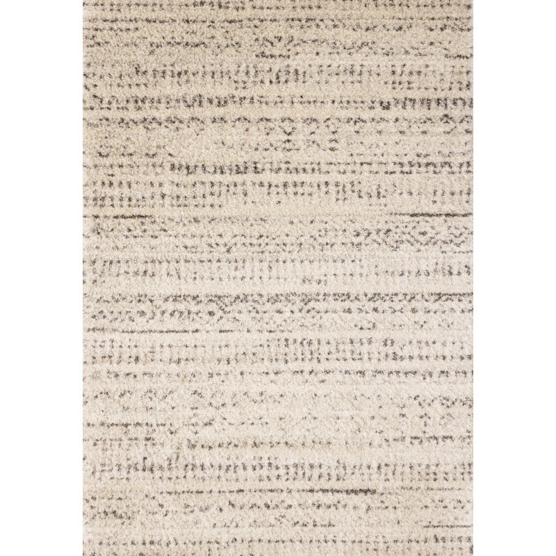 Tapis intérieur / extérieur tribal / sud-ouest brun / brun de 5 pi x 8 pi (5 pi 3 po x 7 pi 7 po) Branch Modern