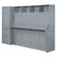 Lit escamotable en bois avec placard et tiroirs-125285680-125285681