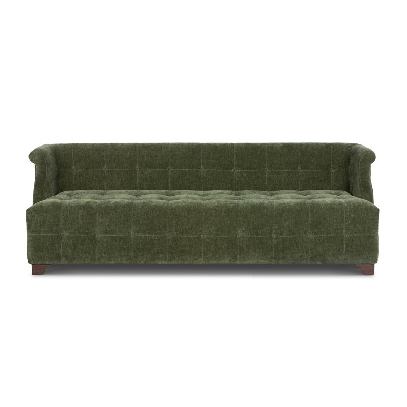 Scroll Arm Sofa, Moss