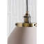 Ziemer 1 - Light Brass Dome Pendant-33765781
