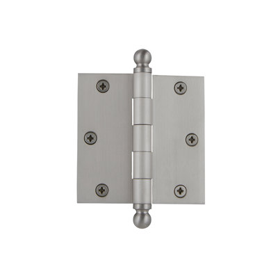 3.5'' x 3.5'' Brass Butt Bearing Hinge