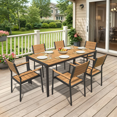 Auminum Outdoor Stackable Dining Armchair