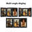 Tri-Folding Merranda To Display 3 Photos At Once - Black-102461791