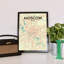 Moscow City Map - No Frame Print-1512110304