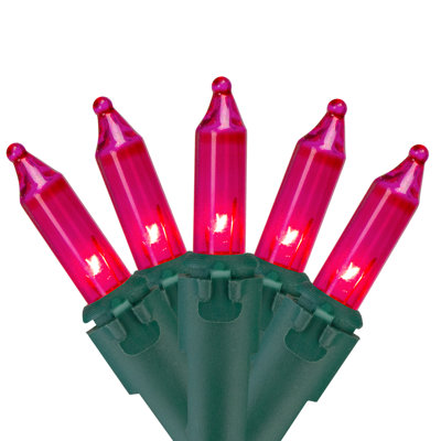 50-Count Mini Christmas Light Set 10ft Wire