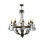 Lustre classique à 8 lumières avec abat-jour Antonia