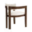 Linen Upholstered Armchair in Beige-304304160-304304162